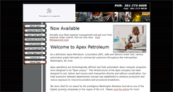 Desktop Screenshot of apexpetroleum.com